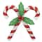 26" Red & White Lighted Double Candy Cane Outdoor Christmas Décor